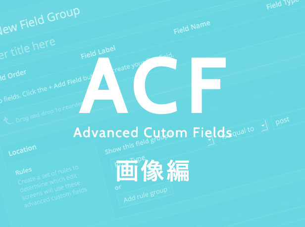 Advanced Custom Fieldsの出力 画像編