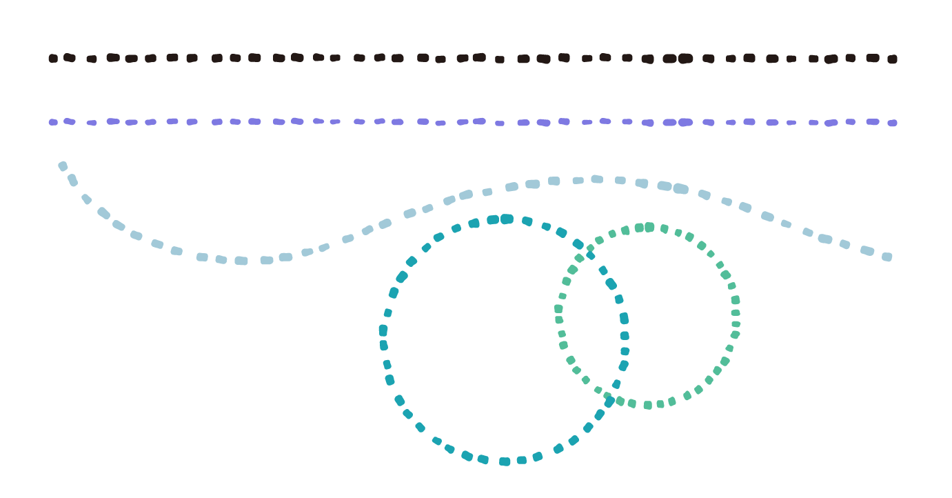 【Illustrator編】手書き風のラフでランダムなかわいい点線・破線を作る方法