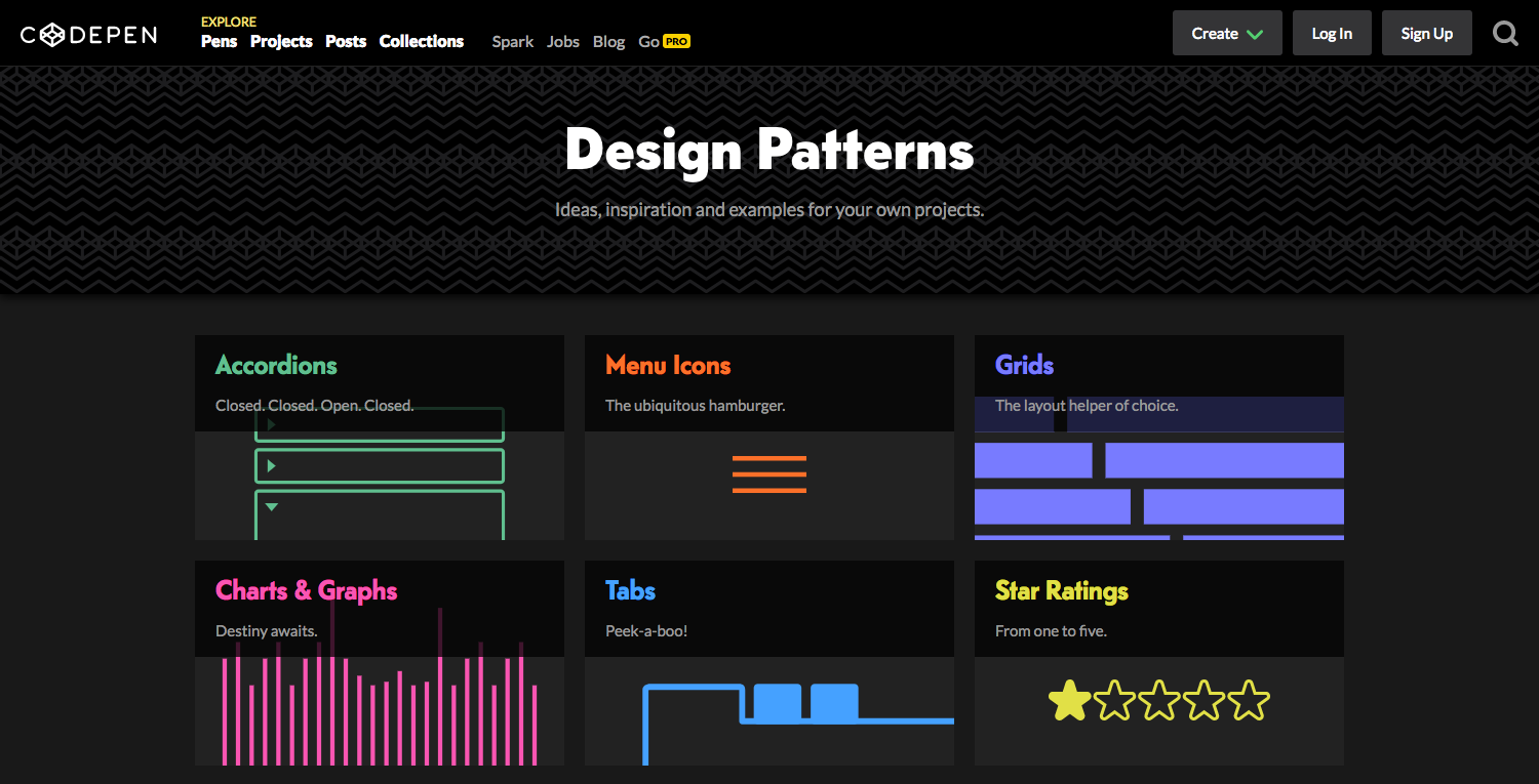 Design Pattern on Codepen