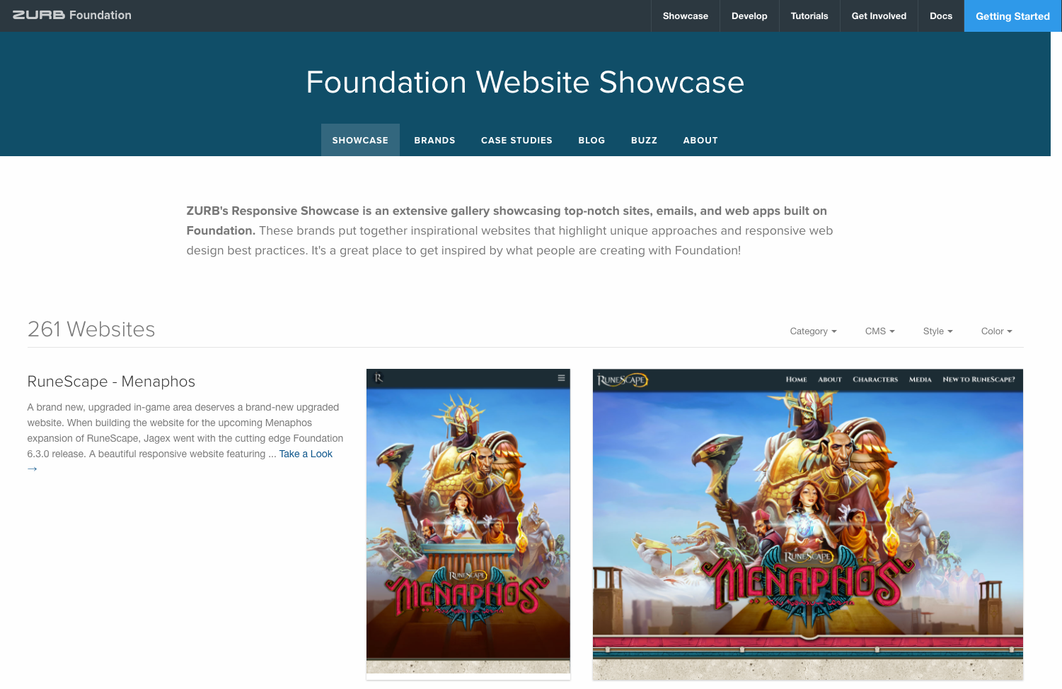 Foundation Website Showcase