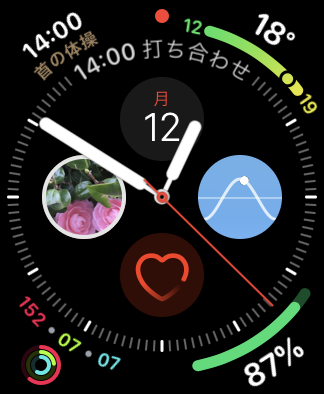 Apple Watch 4の文字盤「インフォグラフ」