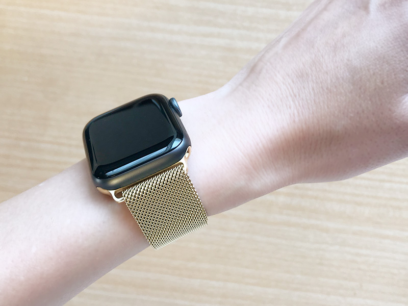 68％以上節約 Apple Watch ミラネーゼループバンド ゴールド 45mm対応