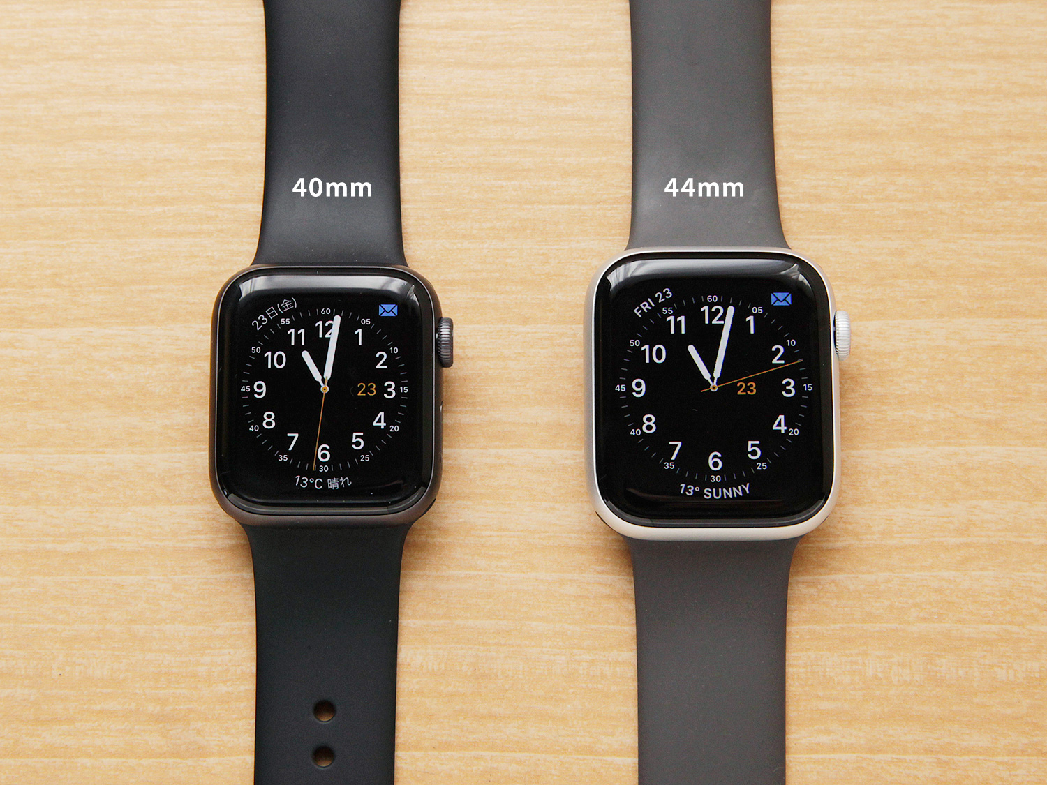 【Apple Watch】40mmと44mmサイズ比較！女性はどちらが使いやすい？両方着けてみた感想 KERENOR { ケレンオール }