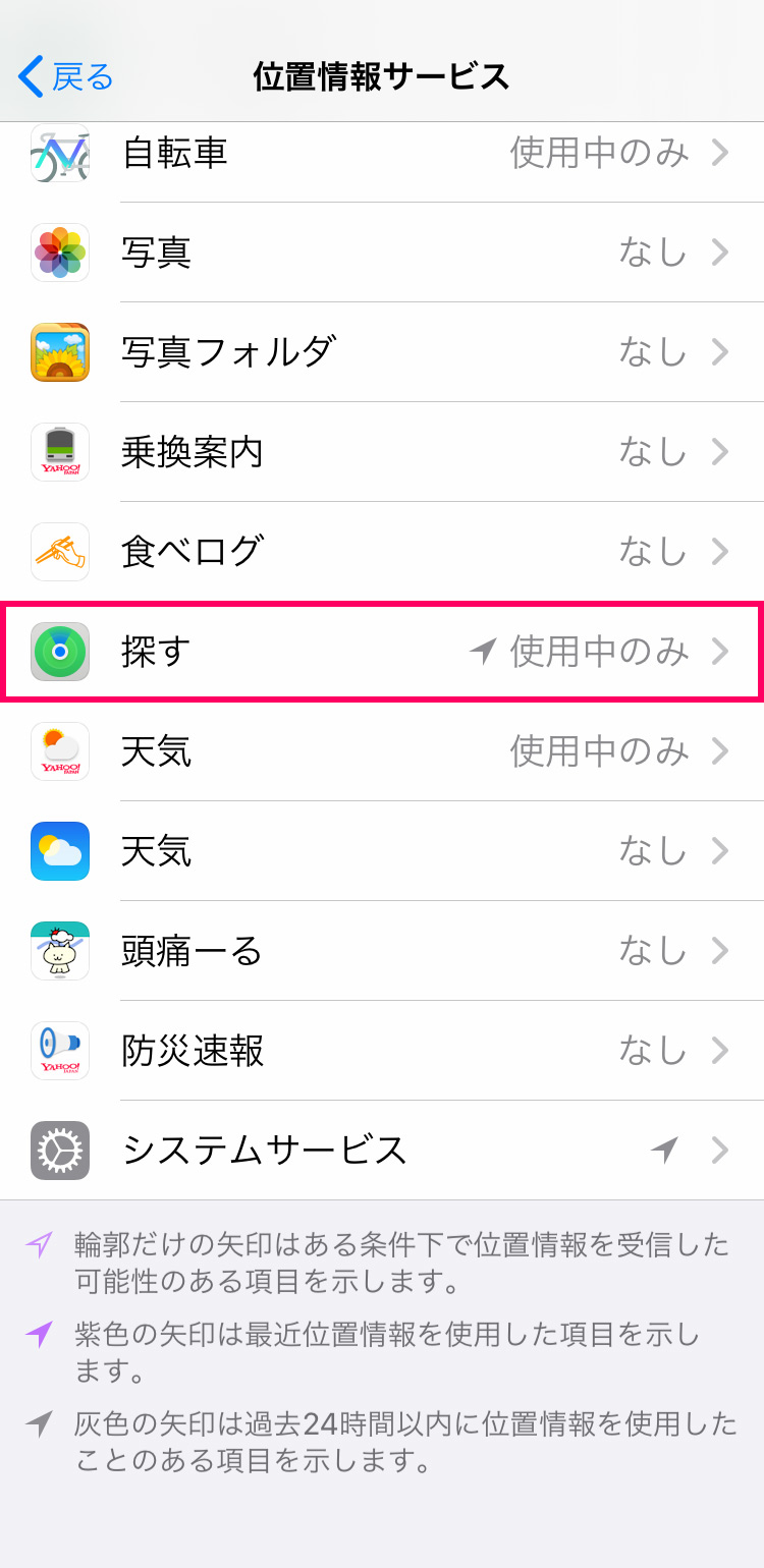 Iphone 子供 位置 情報