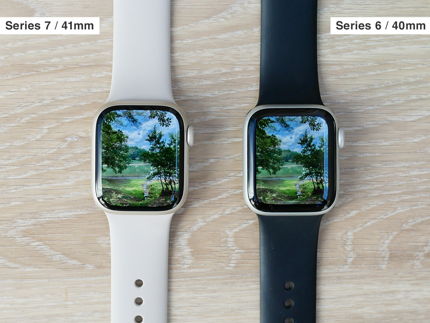Apple Watch Series 7着画レビュー！Series 6と比較（写真）