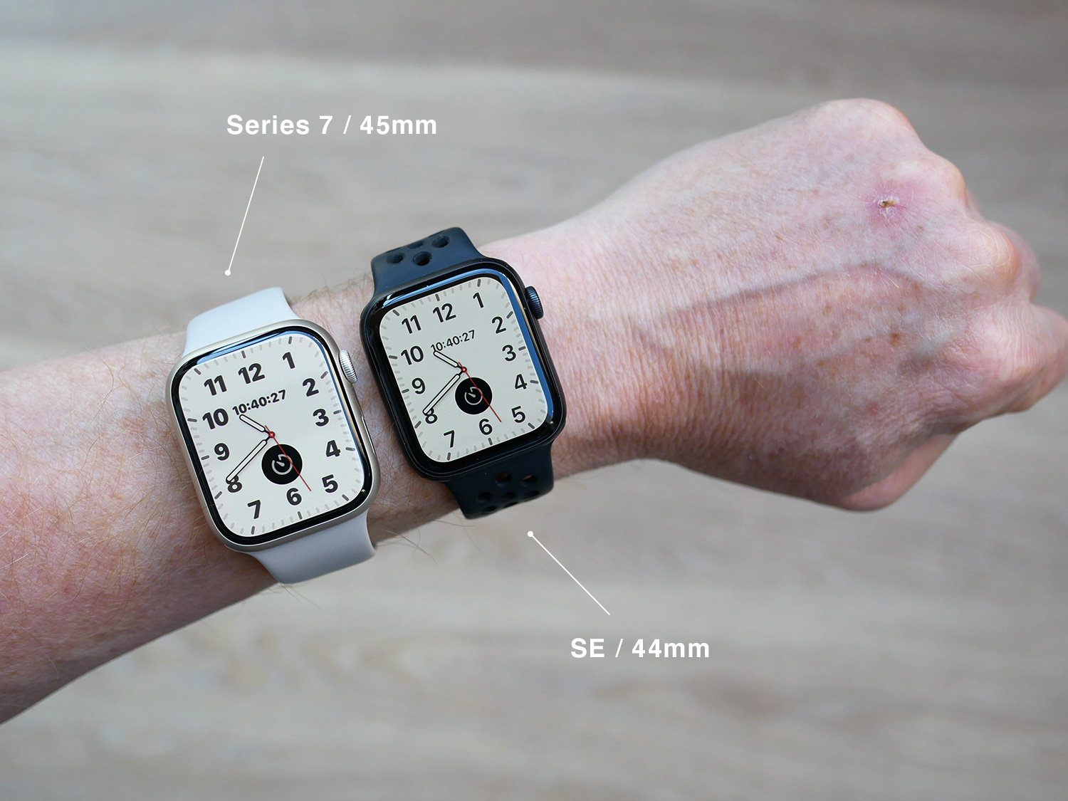 （男性が着用）Apple Watch Series 7着画レビュー！SEと比較