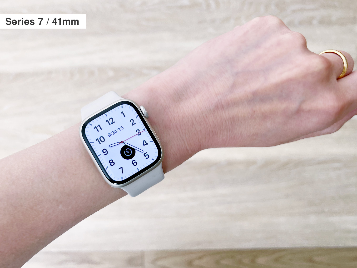 Apple Watch Series 7 | 女性が41mmを着けるとどんな感じ？（着画）