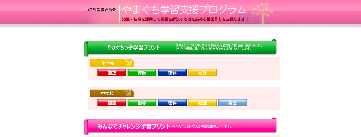 やまぐち学習支援プログラム