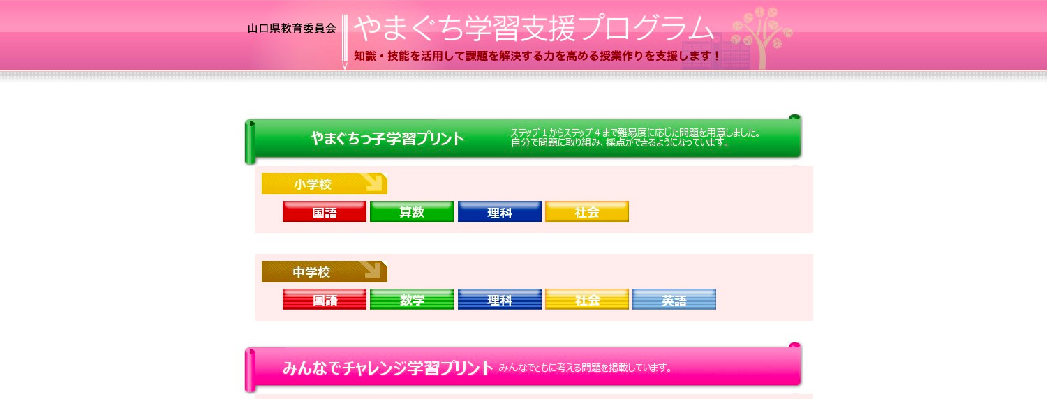 やまぐち学習支援プログラム