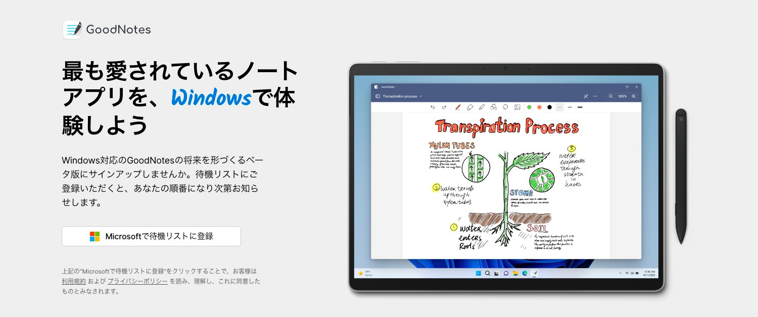 Windows版GoodNotes 5のベータ版がリリース