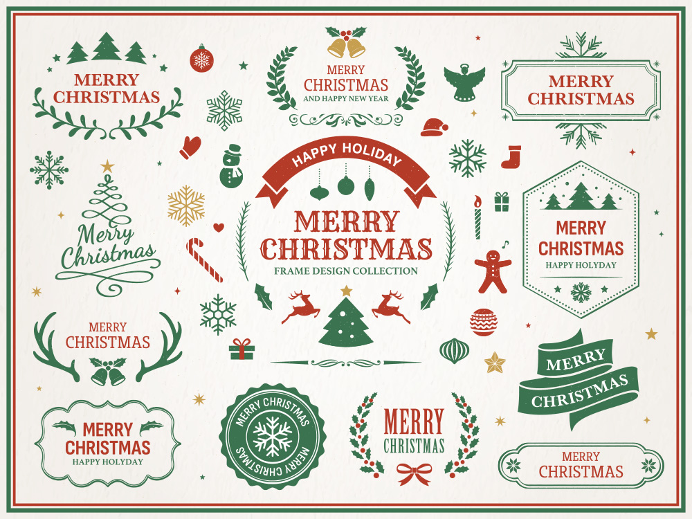 イラストAC - おしゃれなクリスマス/冬のイラスト素材