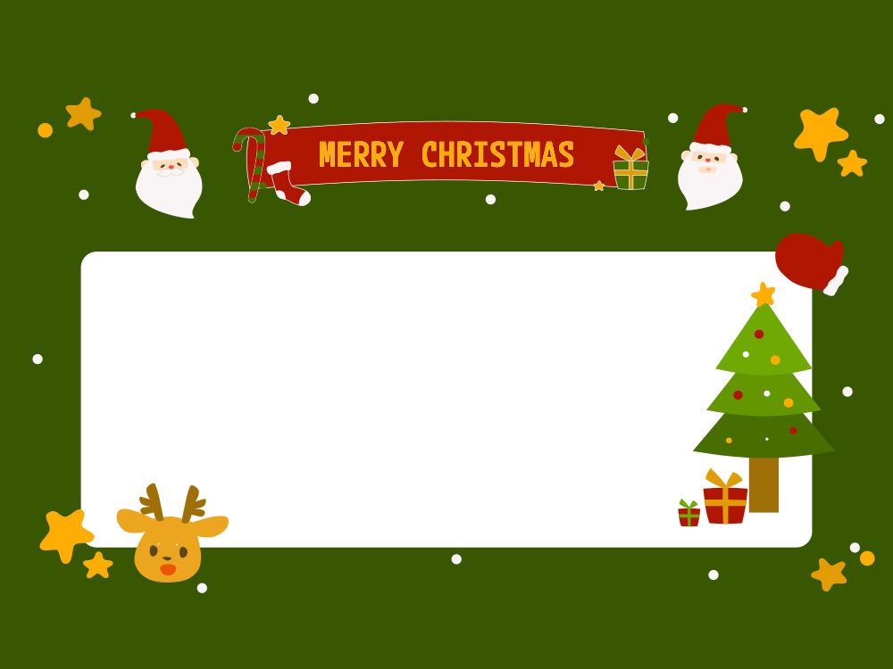 イラストAC - かわいいクリスマスカードのイラスト素材