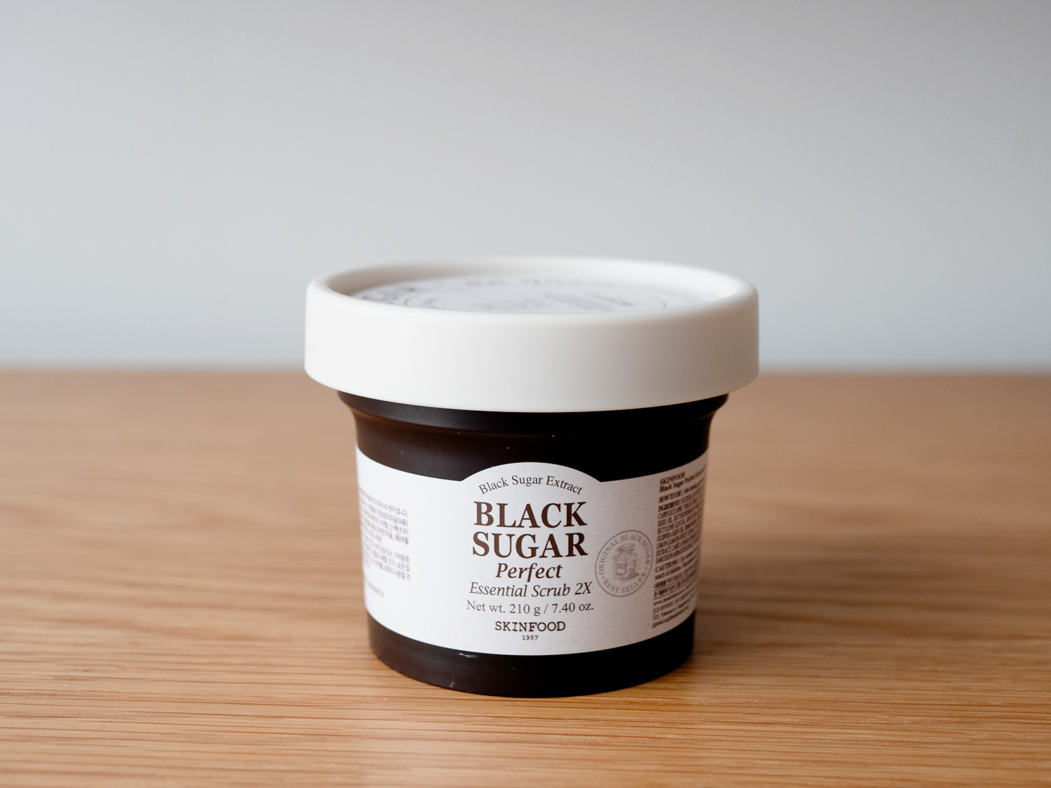 スキンフード (SKINFOOD) ブラックシュガー パーフェクト エッセンシャルスクラブ2X